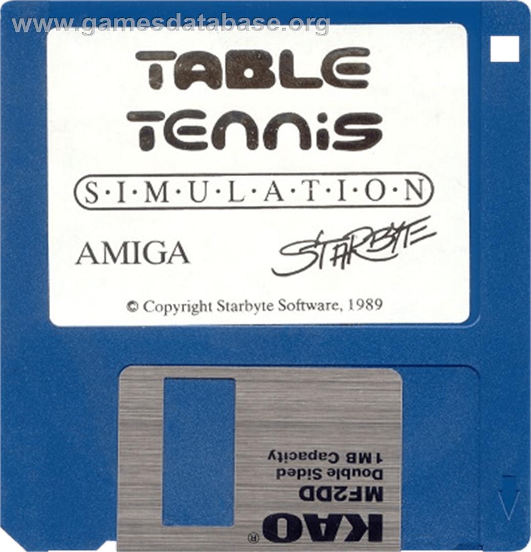 Table Tennis Simulation - Commodore Amiga - Artwork - Cartridge